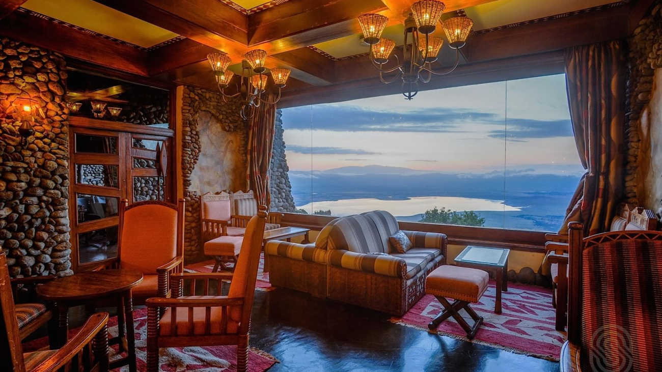 lounge at ngorongoro serena
